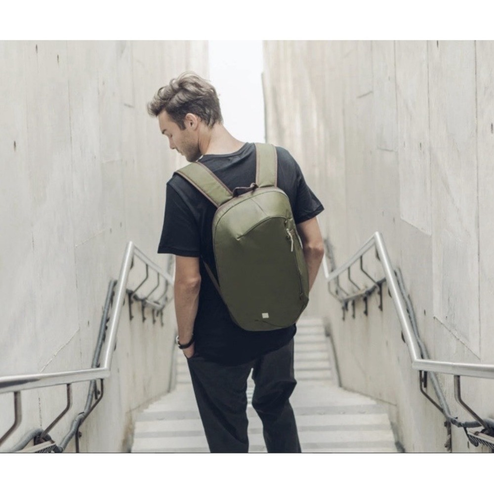 Moshi Hexa Backpack Forest Green 15" Laptop RFID Water Resistant NWT